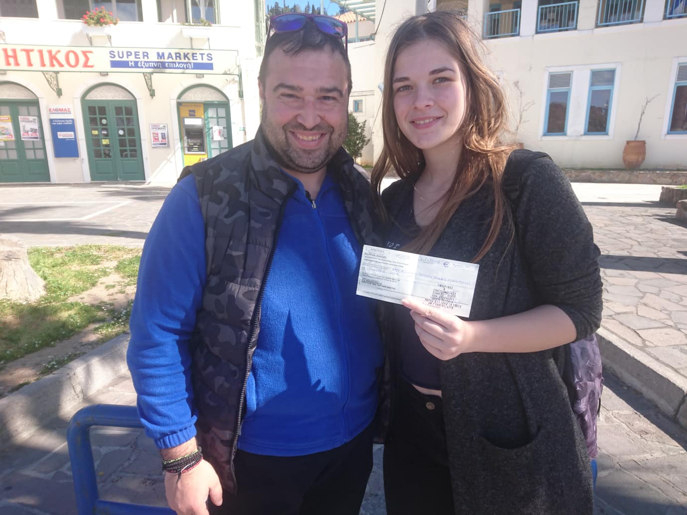 Δωρεά σε Γ΄Λυκείου Πόρου (2018)